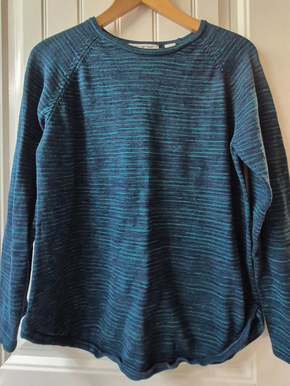 Womens Eight Eight Eight Cotton Sweater Size Large